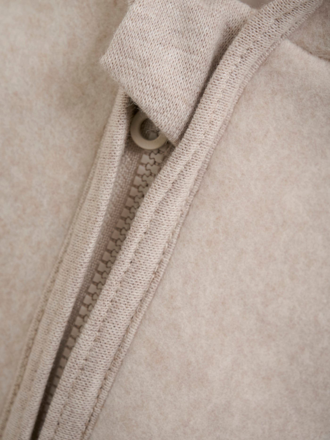 Huttelihut - Jacke aus Baumwolle 'Jacket Cotton Fleece - Camel Melange'
