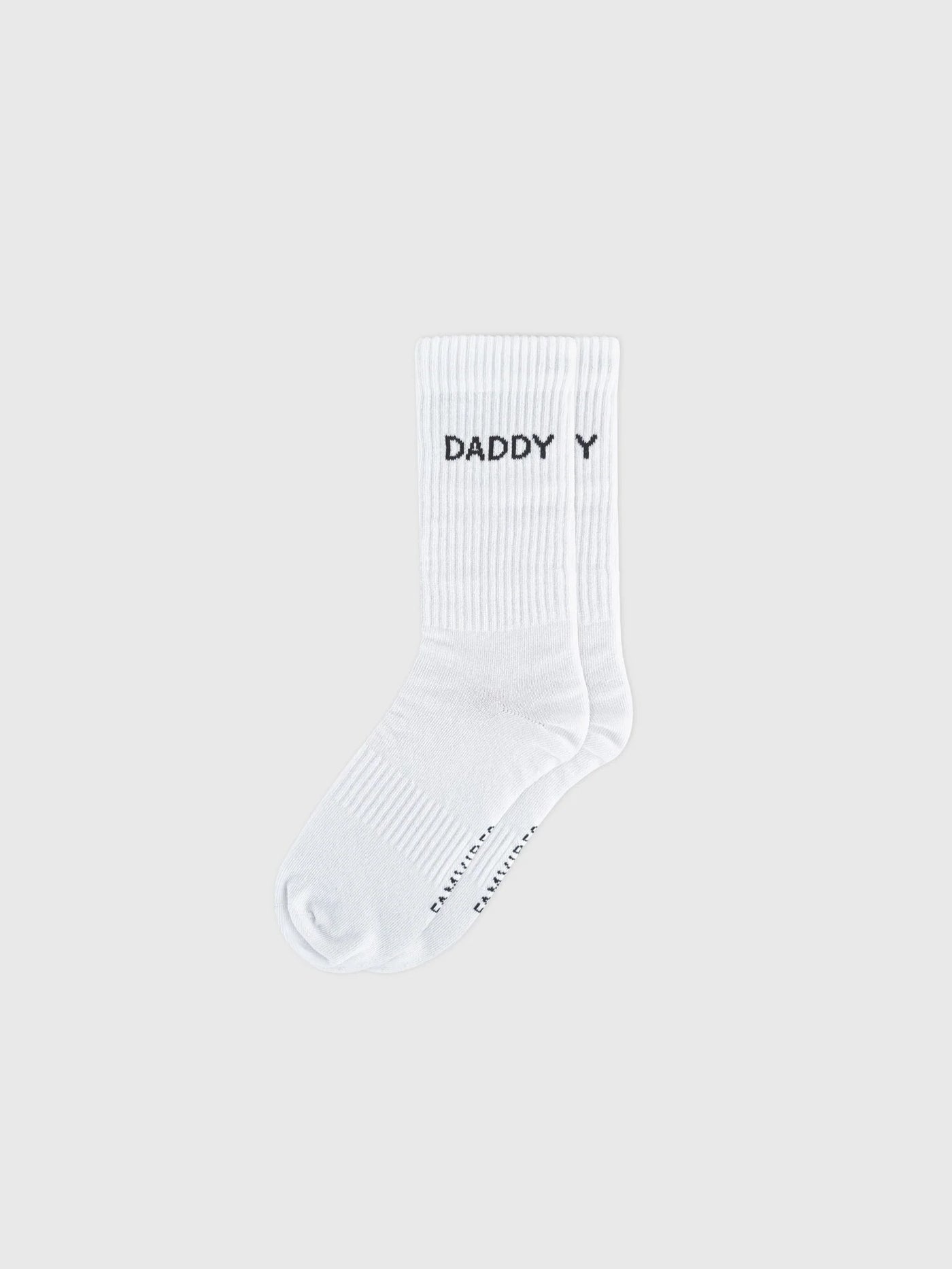 FAMVIBES - Daddy Tennis Socken 'DADDY SOCKEN - WEISS'