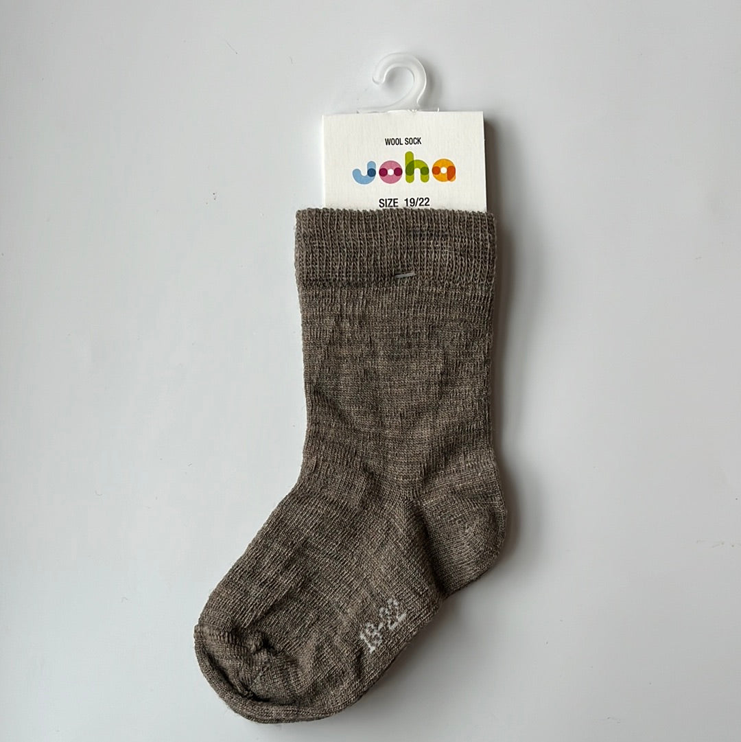Joha - Socken aus Wolle 'Strümpfe - Chestnut Melange'