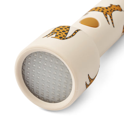Liewood - Taschenlampe 'Gry Printed Flashlight - Leopard / Sandy'