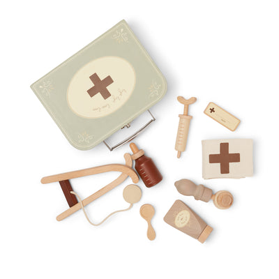 Konges Slojd - Arztkoffer mit Holzspielzeug 'Doctor-Set - Multi'