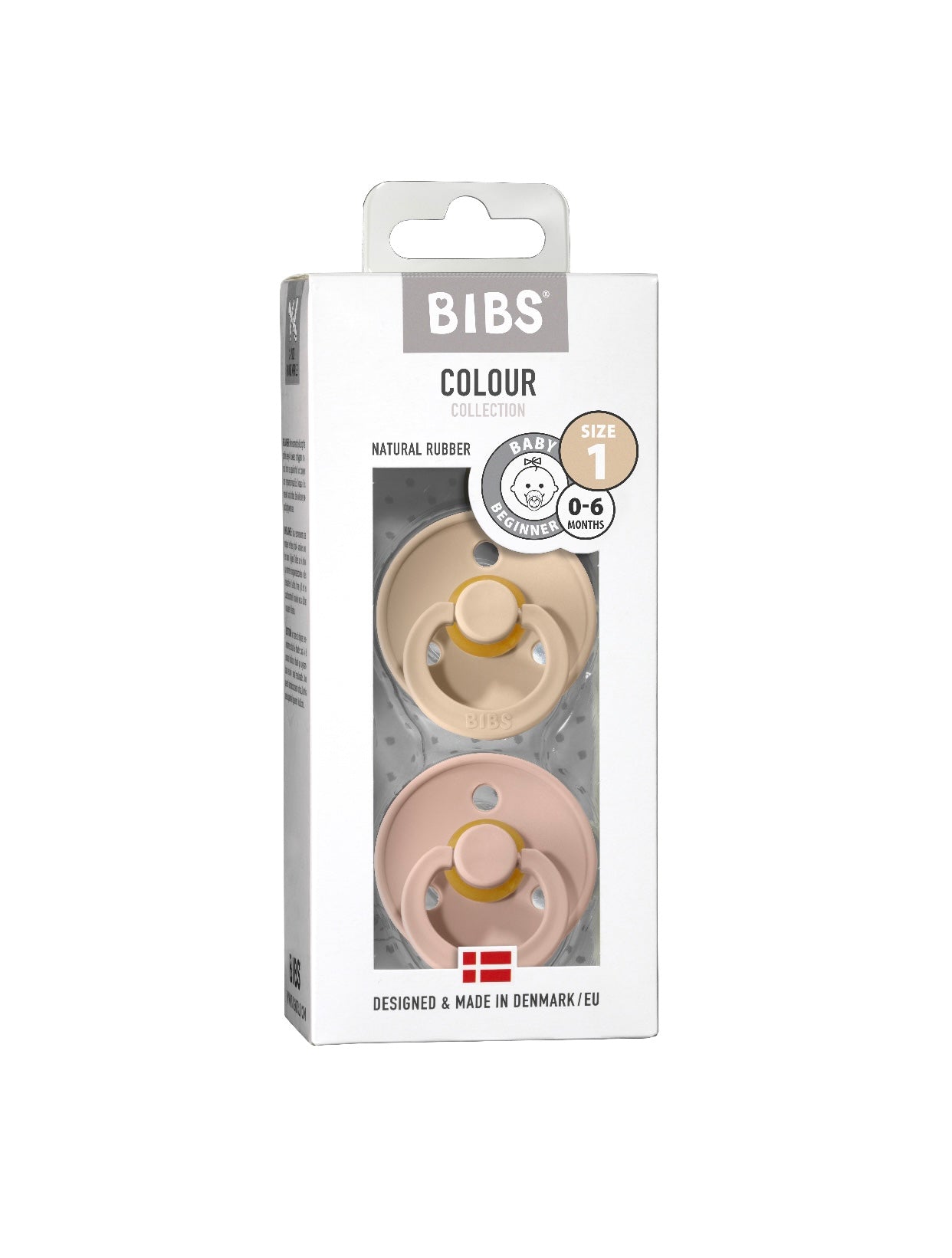 Bibs - Schnuller 'Colour 2 pack - Blush & Vanilla'