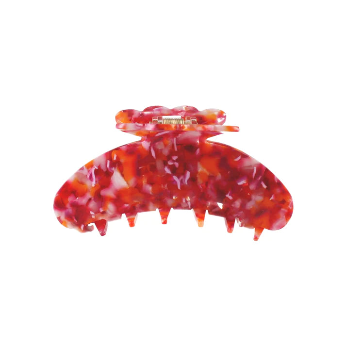 Lulue -  Grosse Haarklammer ’AGNES HAIR CLAW - ORANGE/PINK MELANGE‘