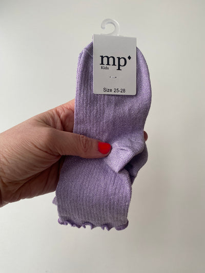 MP Denmark - Strümpfe Rosa Glitzer 'Doris glitter socks - Lilac'