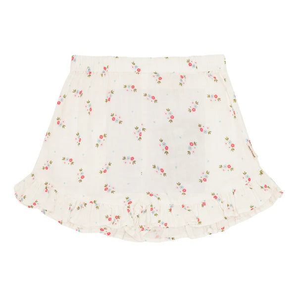 Okker-Gokker - Shorts mit Blumen 'MUSLIN AOP BLUE FLORAL SS SHORTS - BLUE FLORAL'