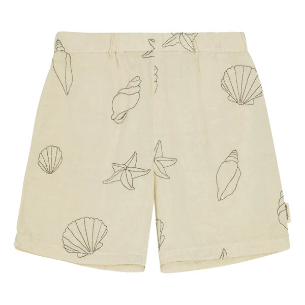 Okker-Gokker - Shorts mit Muscheln 'MUSLIN AOP SEASHELL SHORTS -Seashell'