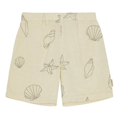 Okker-Gokker - Shorts mit Muscheln 'MUSLIN AOP SEASHELL SHORTS -Seashell'