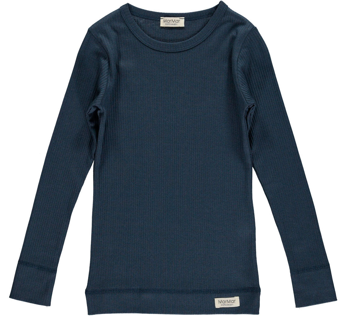 Marmar - Langarmshirt 'Plain Tee LS - Blue'