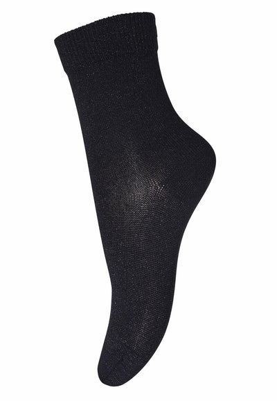 MP Denmark - Strümpfe Schwarz Glitzer 'Lulu socks - Black'