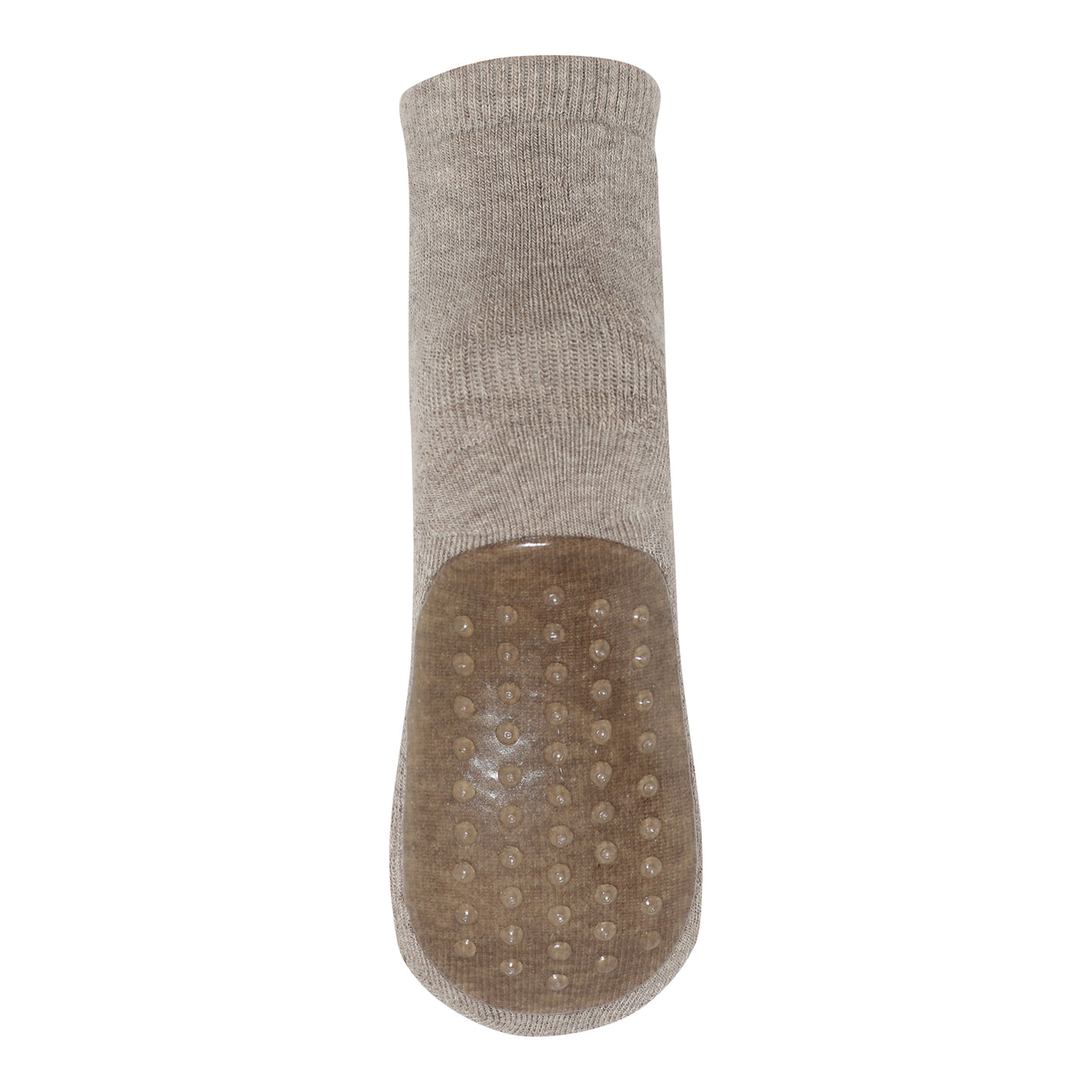 MP Denmark - Rutschfeste Socken aus Wolle 'Wool socks, anti-slip - Light Brown Melange'