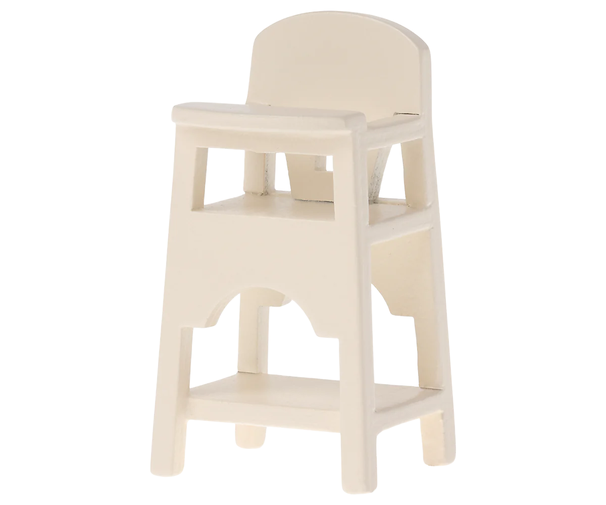 Maileg - 'Hochstuhl, Maus - Offwhite'