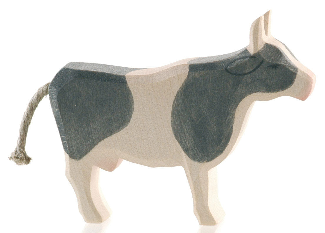 Ostheimer - Holzfigur 'Kuh stehend schwarz - 11042'