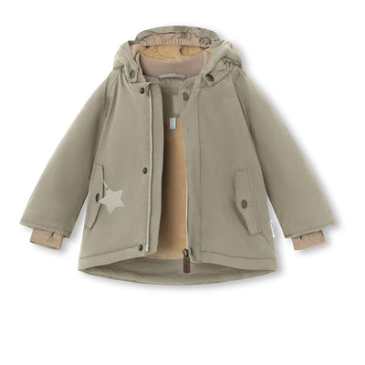Mini a ture - Winterjacke 'Wally fleece lined winter jacket. GRS - Vert'