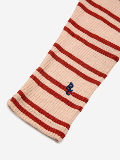 Bobo Choses - Gestreifte Leggings 'Baby Red Stripes leggings'