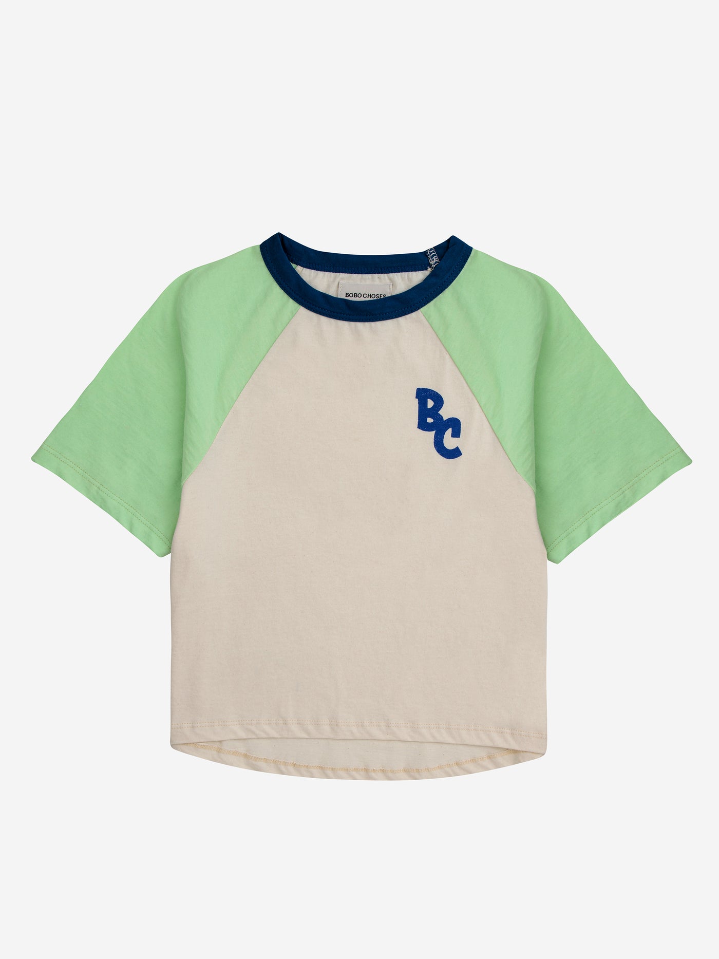 Bobo Choses - T-shirt mit Bobo-Logo 'BC Color Block raglan sleeves Tshirt'