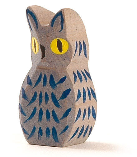 Ostheimer - Holzfigur 'Eule Blau - 1614'