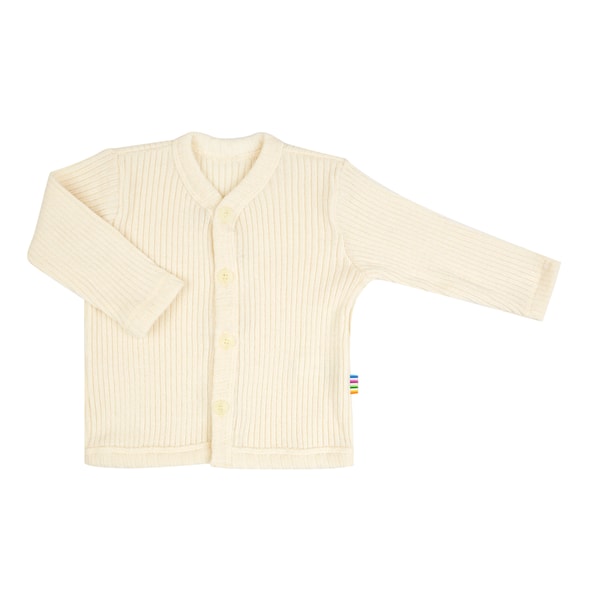 Joha - Jacke aus Wolle 'Cardigan - Natur'