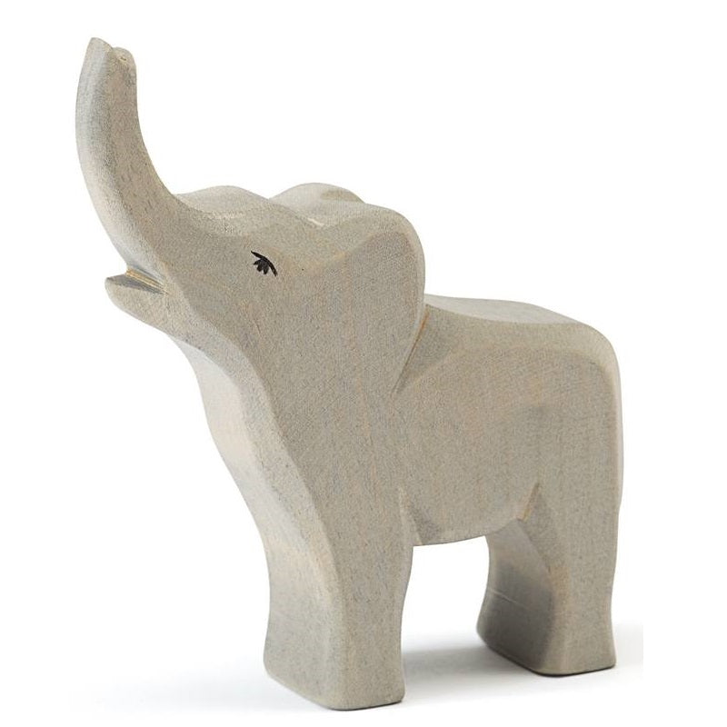 Ostheimer - Holzfigur 'Elefant klein trompetend - 20422'