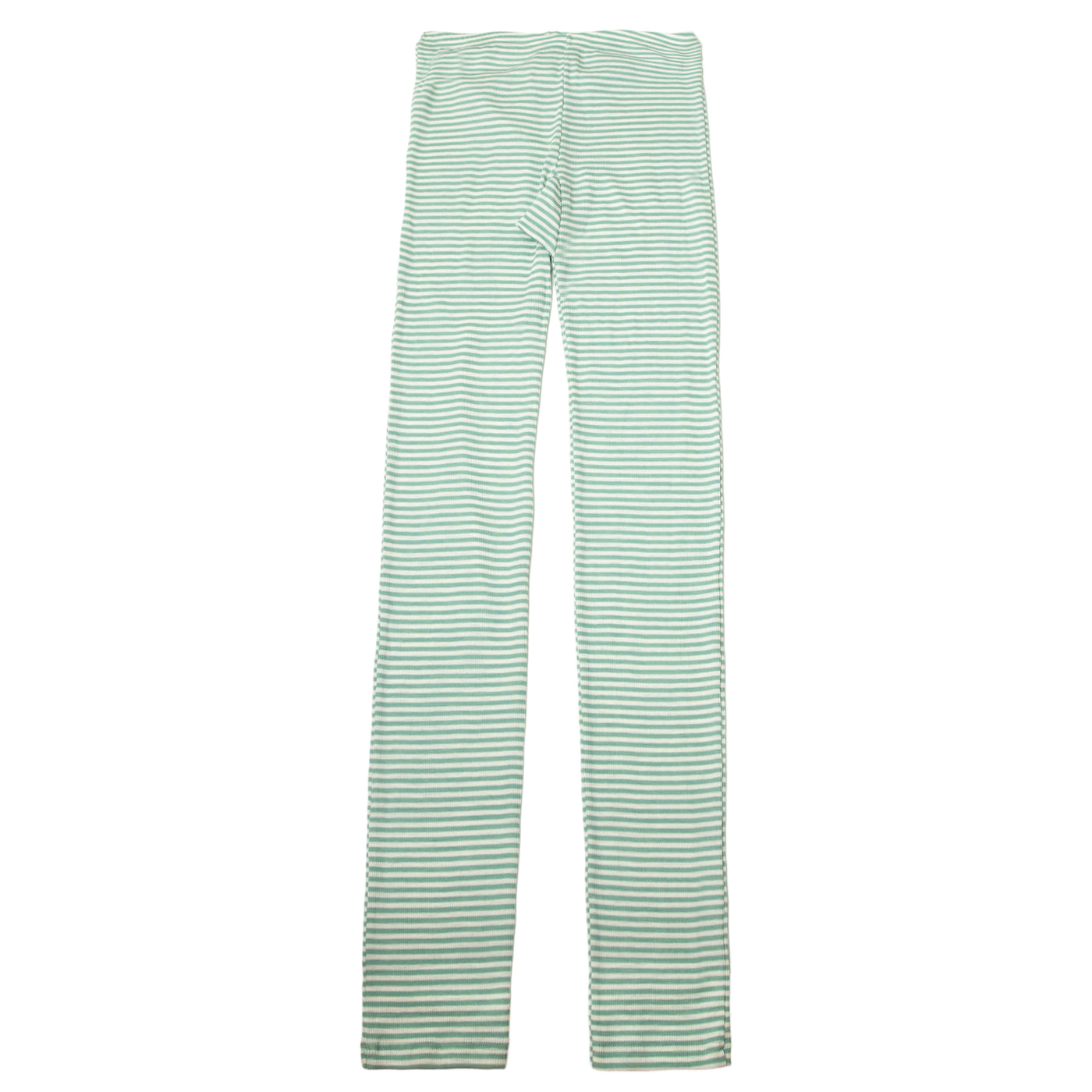 Joha - Gestreifte Hose aus Wolle/Seide 'Leggings - gestreift'