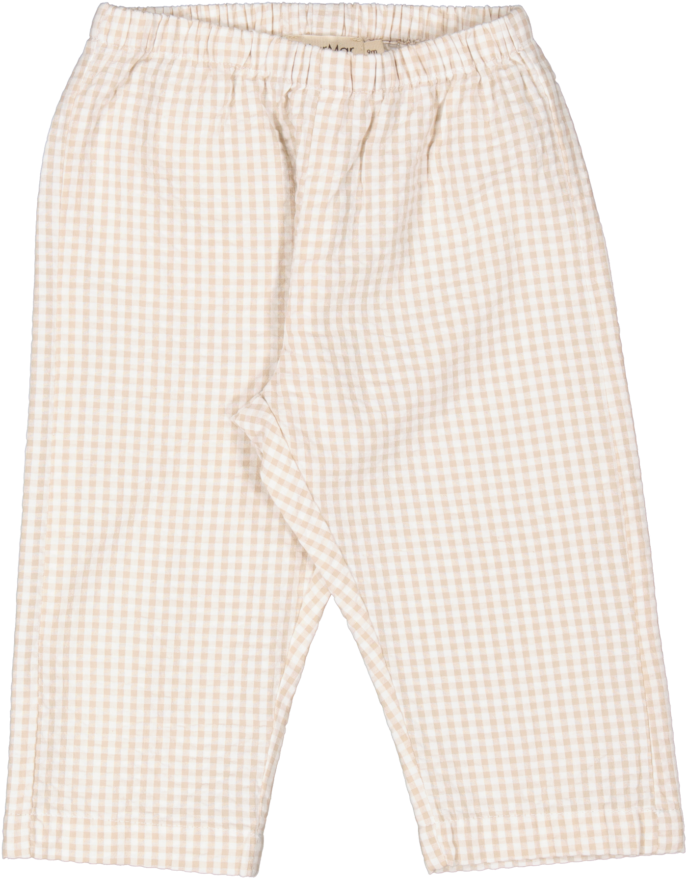 Marmar - Hose 'Panto, Cotton Seersucker, bottoms, Baby - Grey Sand Gingham'