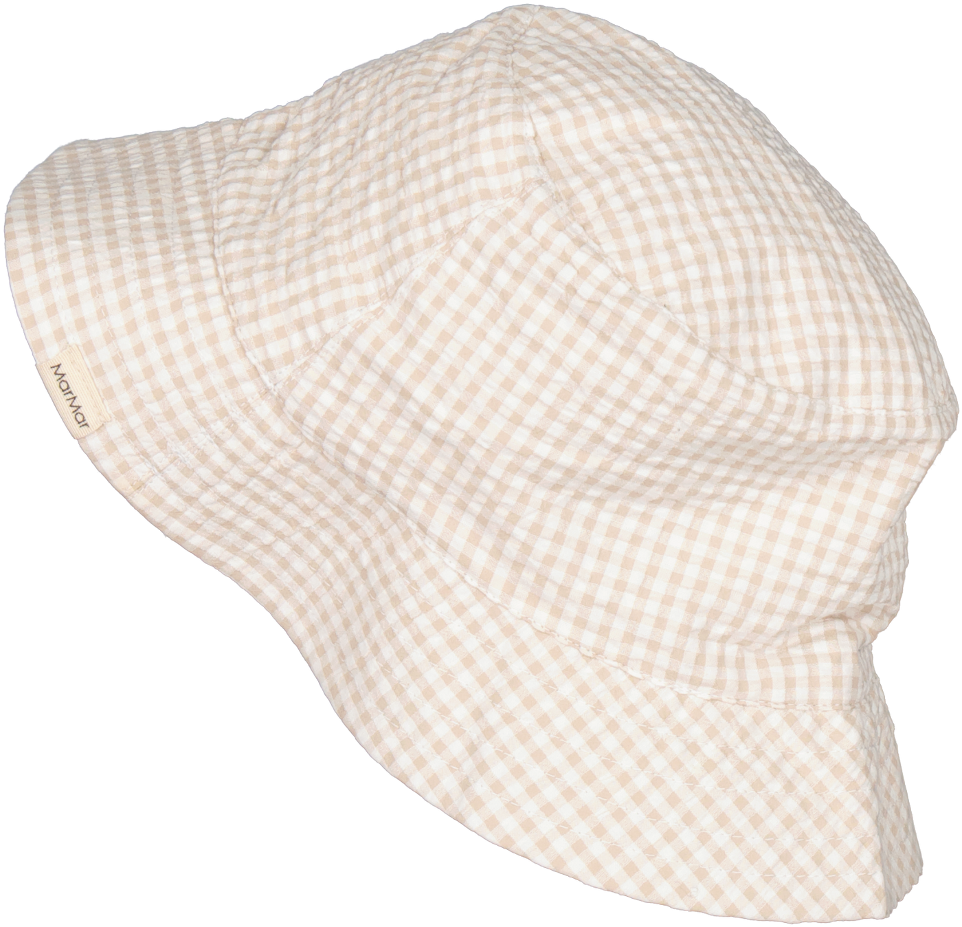 MarMar - Sonnenhut 'Arida, Cotton Seersucker, accessories, Baby, Kids - Grey Sand Gingham'