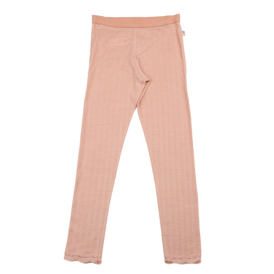 Joha - Leggings in Wolle/Seide 'Leggings - Pfirsich'