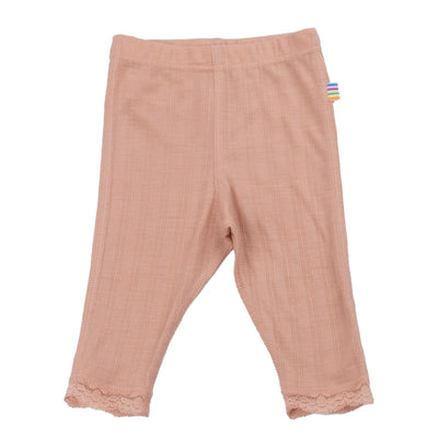 Joha - Leggings in Wolle/Seide 'Leggings - Pfirsich'