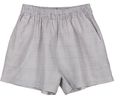 Marmar - Shorts 'Pina, Linen, bottoms, Kids, Cotton Seersucker - Mini Check'