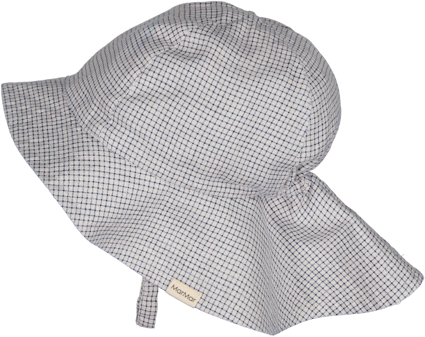 MarMar - Sonnenhut 'Alba Baby L, Linen - Mini Check'