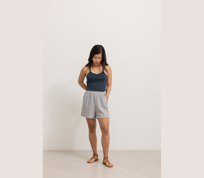 Marmar - Shorts für Erwachsene 'Pina W, Linen, bottoms, Woman - Mint Chalk'