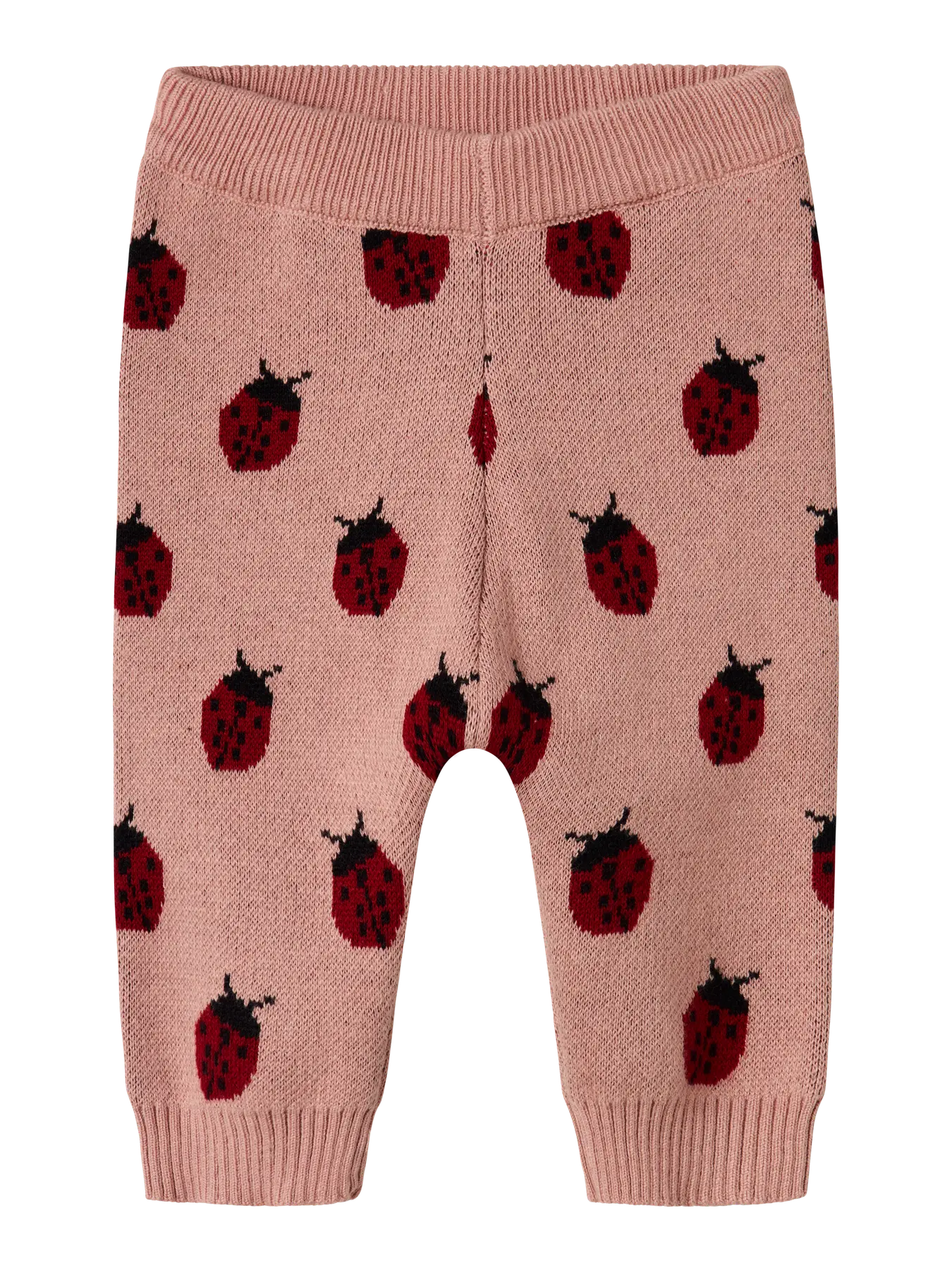 Lil Atelier - Hose mit Marienkäfer 'NBFLULIO KNIT PANT LIL - Misty Rose'