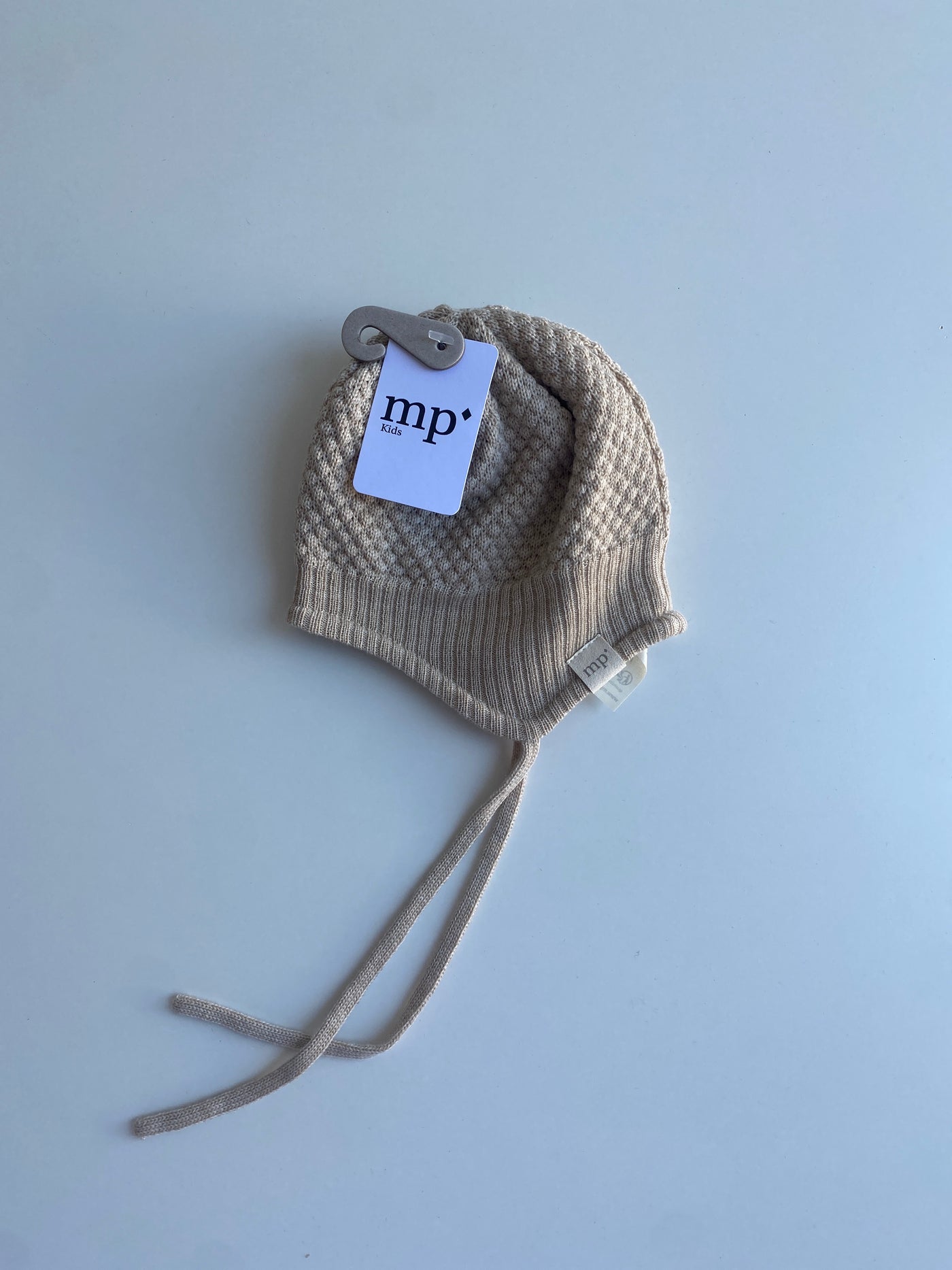 MP Denmark - Mütze aus Wolle 'Oslo bonnet - Beige Melange'