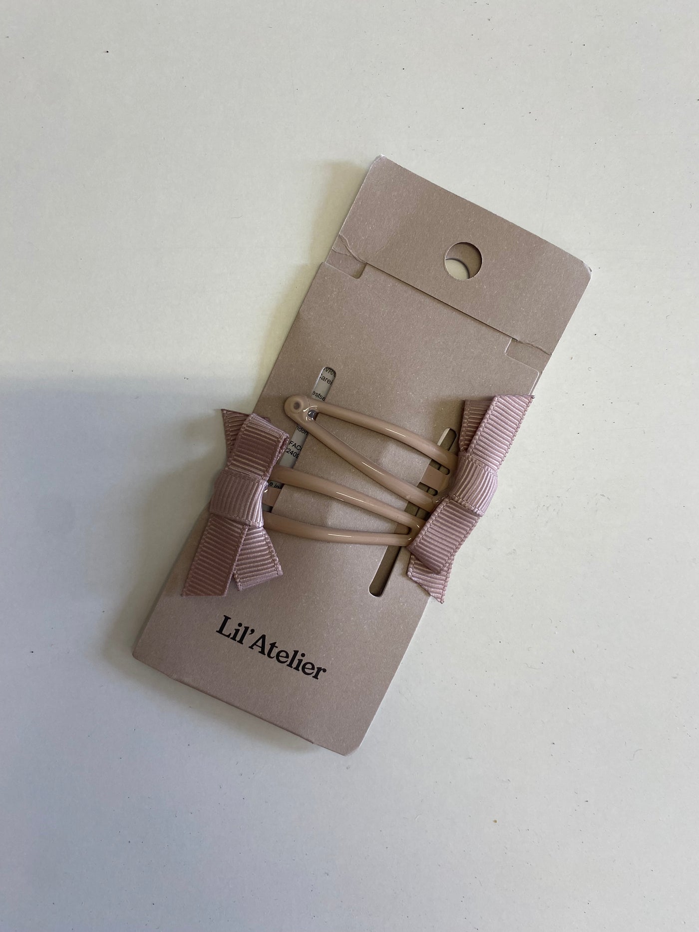 Lil Atelier - Haarclips 2 stk. 'NKFACC-RINJA 2P HAIR CLIPS JAN LIL -  Fawn'