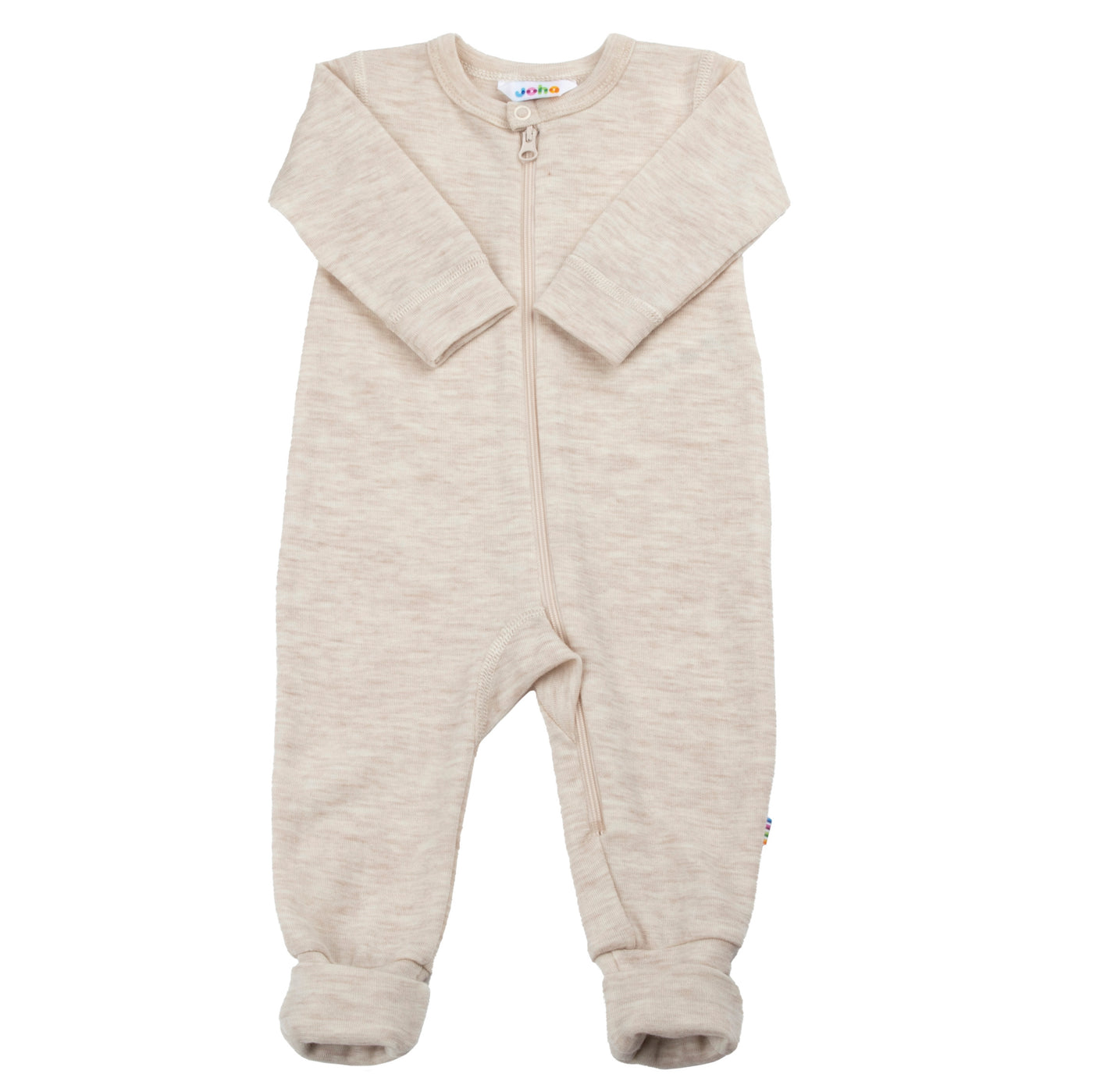 Joha - Schlafanzug aus Wolle 'Jumpsuit - Creme'