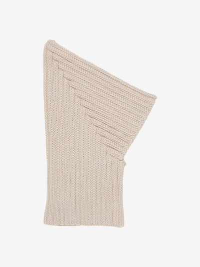 Huttelihut - Kinder Schlupfmütze aus Wolle 'Balaclava Pixie Wool Knit - Almond Peach’