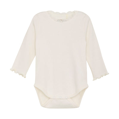 Huttelihut - Langarmbody 'Body LS Rib - Eggnog'