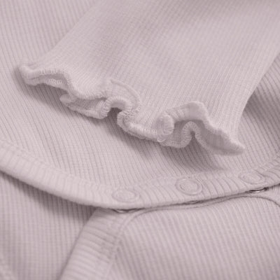 Huttelihut - Langarmbody 'Body LS Rib - Cloud Gray'