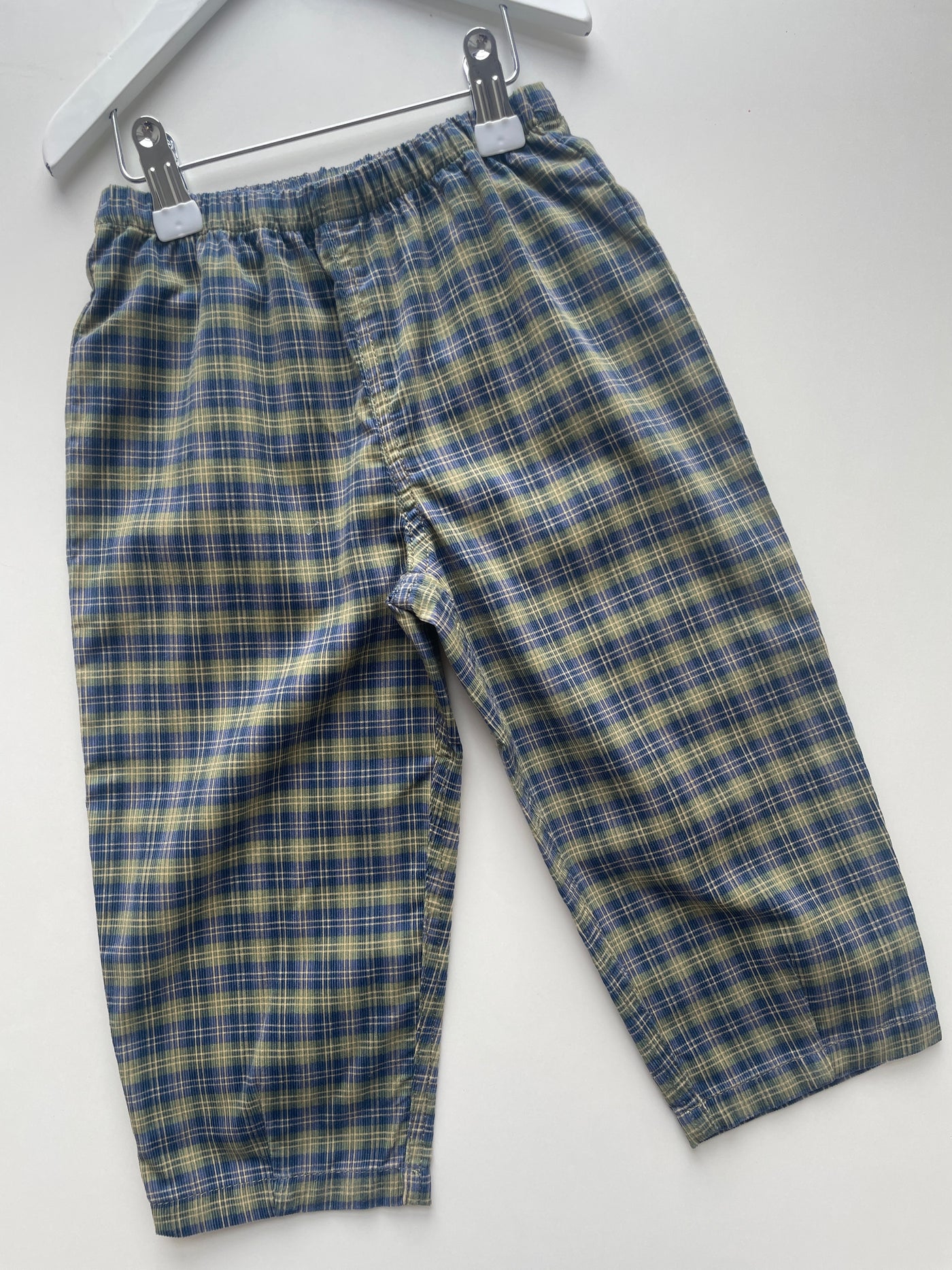 Konges Slöjd - Hose mit Karomuster'CARA PANTS GOTS - LAUREL BLUE CHECK'