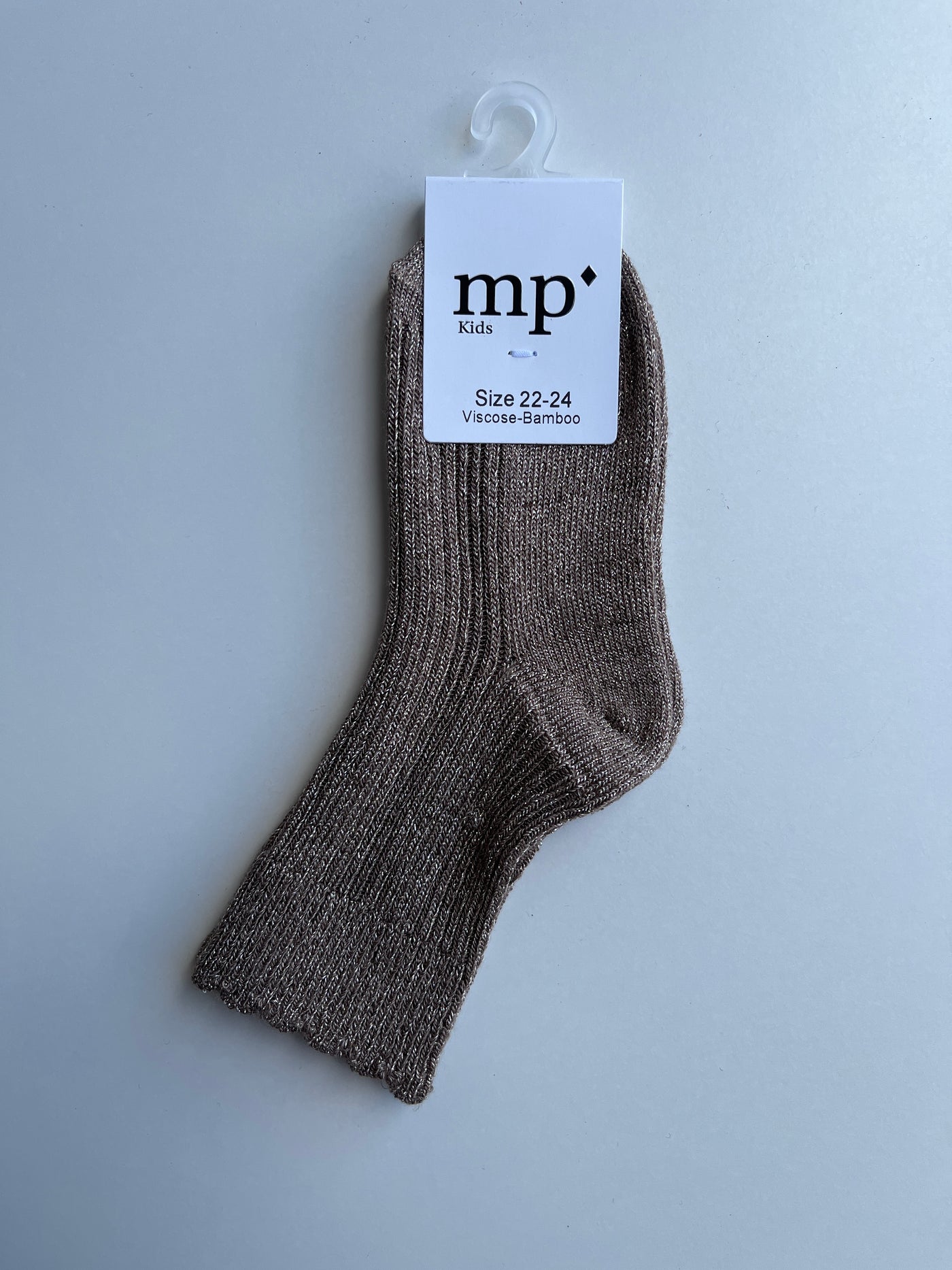 MP Denmark - Glitzersocken 'Celosia glitter socks - Brown Sienna'