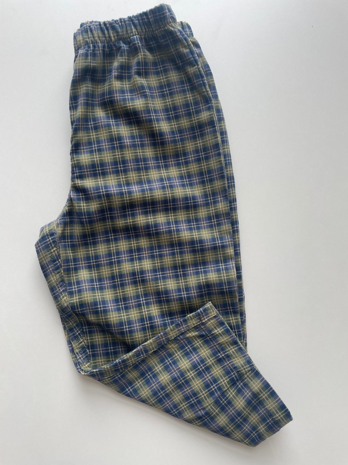 Konges Slöjd - Hose mit Karomuster'CARA PANTS GOTS - LAUREL BLUE CHECK'