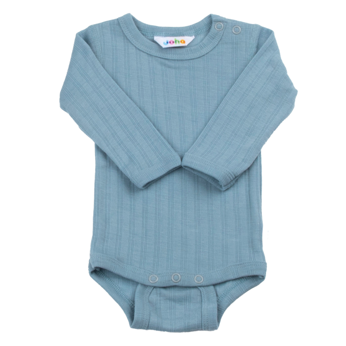 Joha - Body aus Wolle/Seide 'Body w/long sleeves - Stau. Blau'