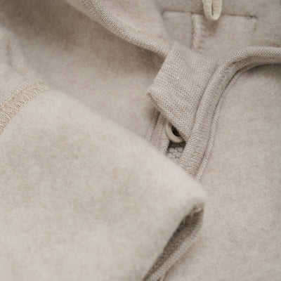 Huttelihut - Overall aus Baumwollefleece 'Pram Suit Cotton Fleece - Camel Melange'
