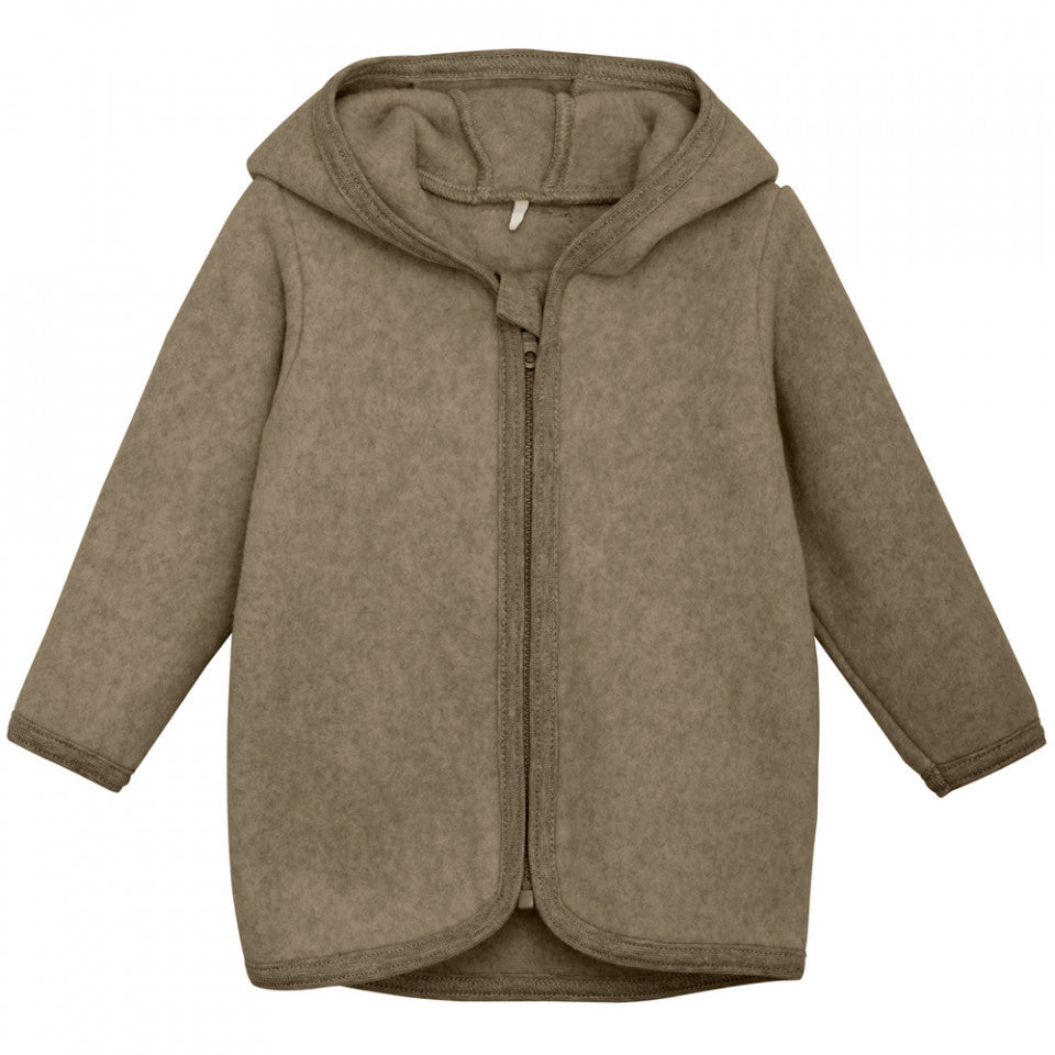 Huttelihut - Jacke aus Baumwolle 'Jacket Cotton Fleece - Molé Melange'