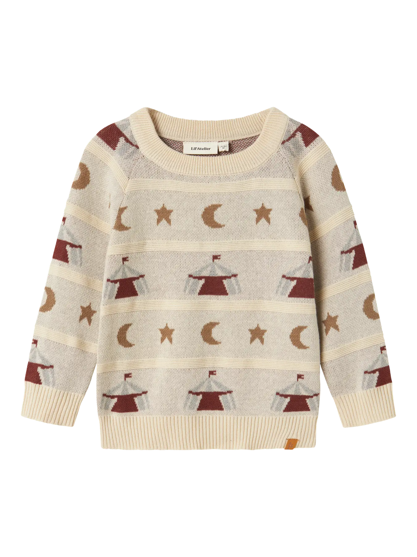 Lil Atelier - Pullover 'NMMLAMAI LS KNIT LIL - Turtledove'