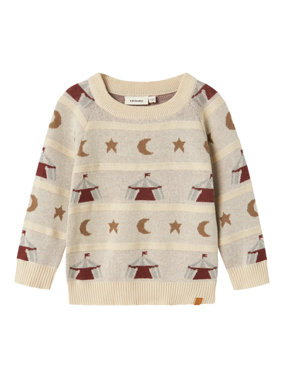 Lil Atelier - Pullover 'NMMLAMAI LS KNIT LIL - Turtledove'