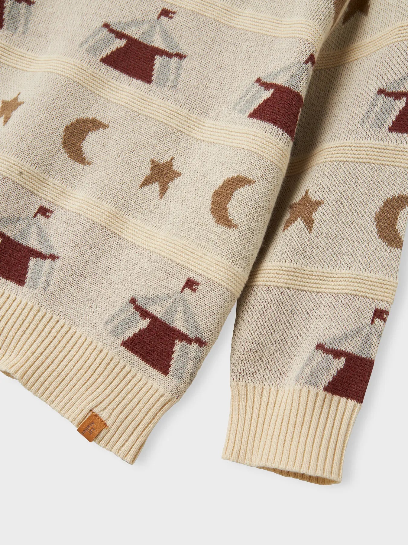 Lil Atelier - Pullover 'NMMLAMAI LS KNIT LIL - Turtledove'