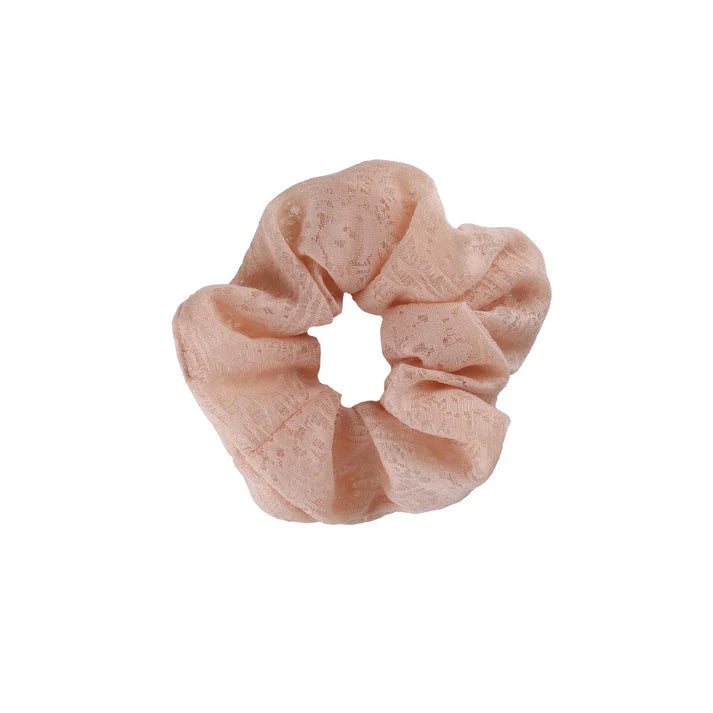 Lulue -  Haarband mit Muster ’PERNILLE SCRUNCHIE - PALE PINK‘