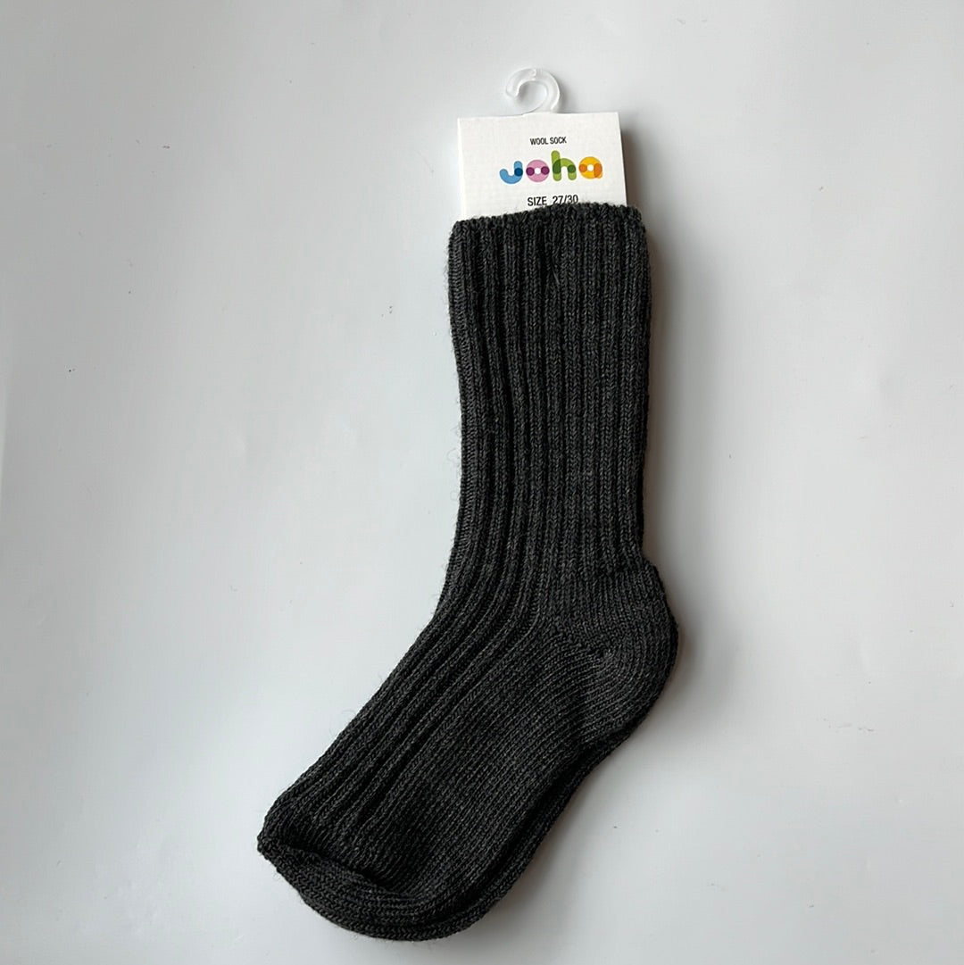 Joha - Socken aus Wolle 'Strümpfe - Koks Mel'