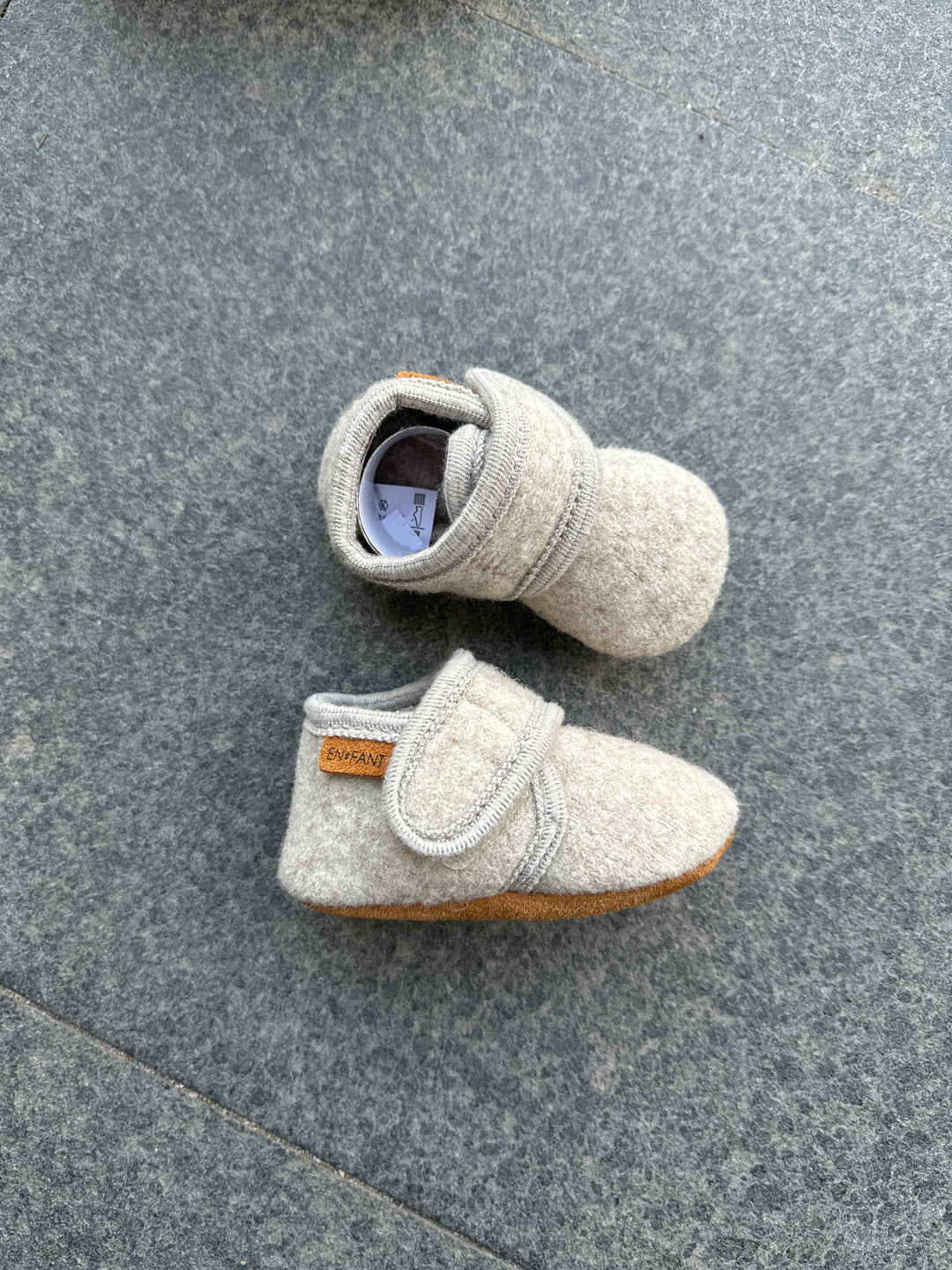 En Fant Wool Slippers Baby Wool Slipper Bark