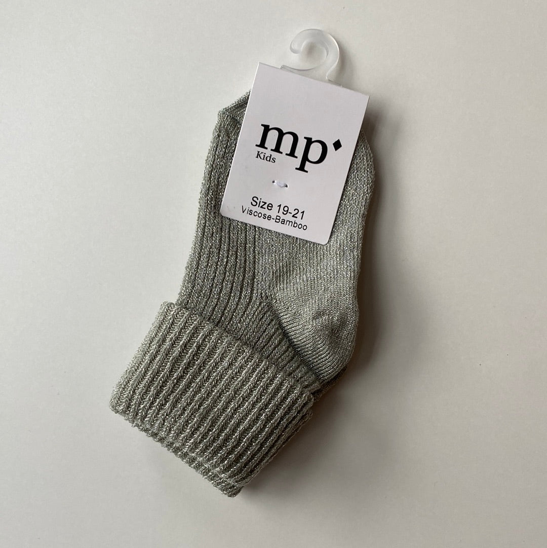 MP Denmark - Socken aus Bamboo 'Ida glitter socks - Desert Sage'
